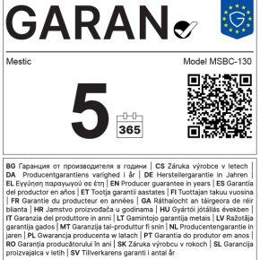8108 mestic   garan label   solar panel model msbc 130