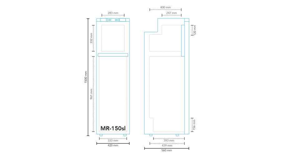 Kühlschrank Kompressor MR-150sl