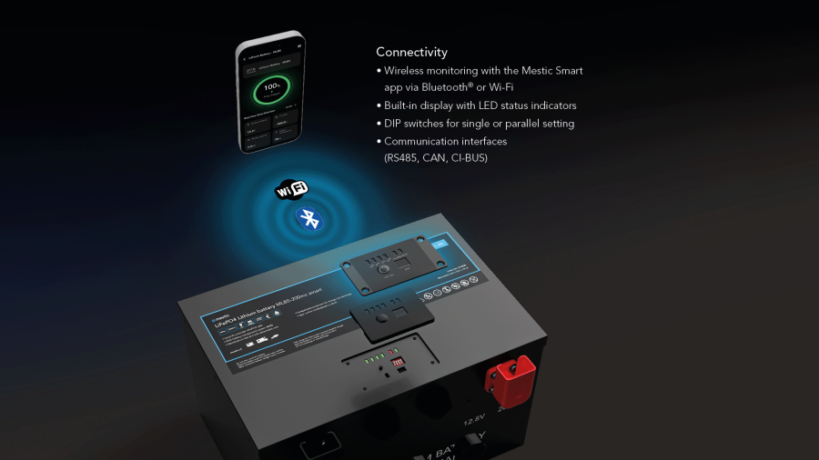Lithium-Batterie MLBS-200mc smart