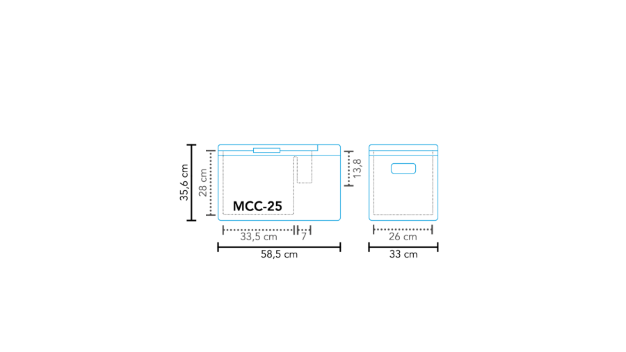 Kühlbox Kompressor MCC-25 AC/DC