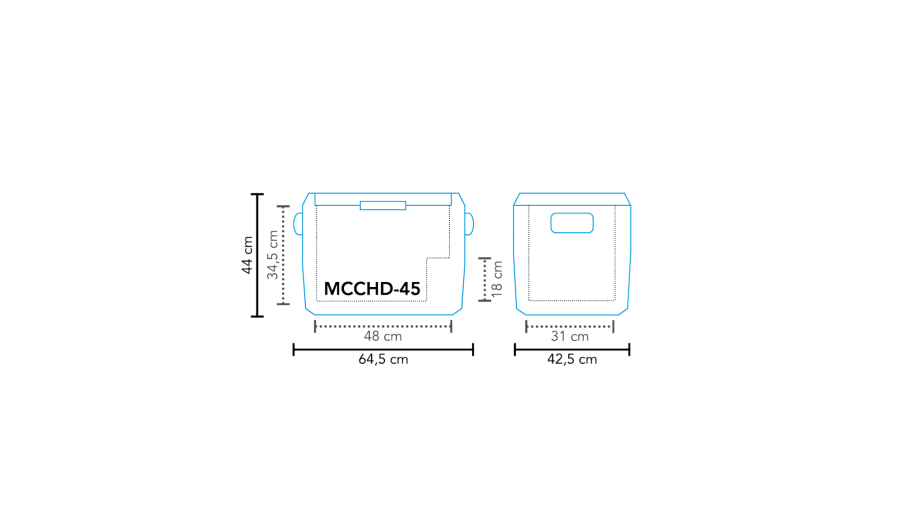 Kühlbox Kompressor MCCHD-45 DC