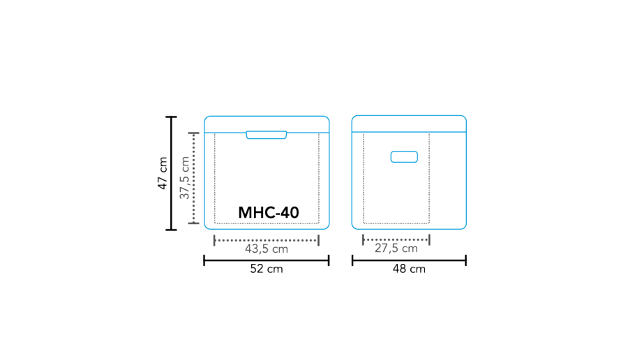 Kühlbox hybrid MHC-40 AC/DC