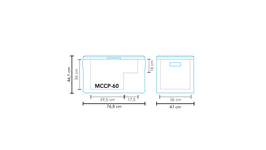 Kühlbox Kompressor MCCP-60 AC/DC
