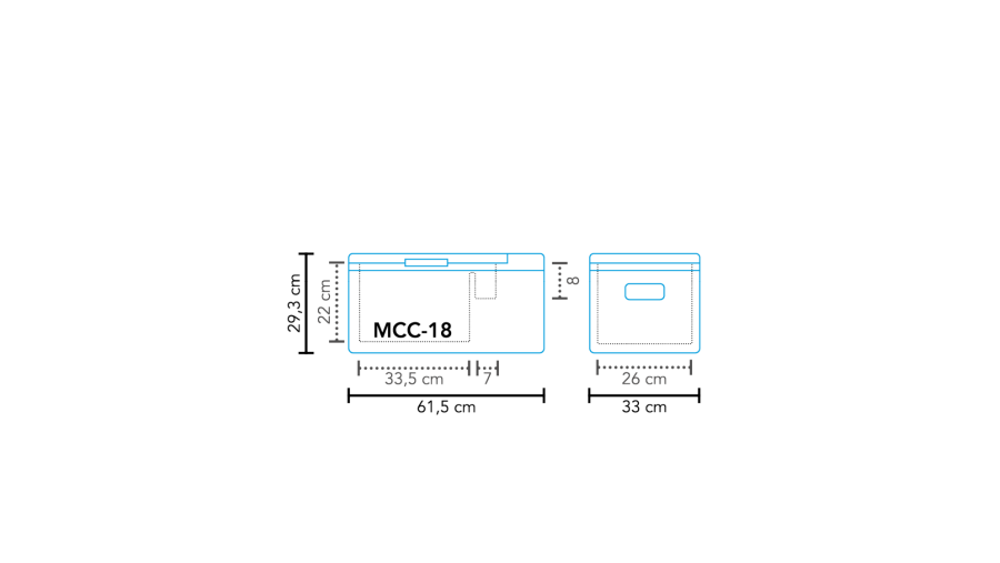 Kühlbox Kompressor MCC-18 AC/DC