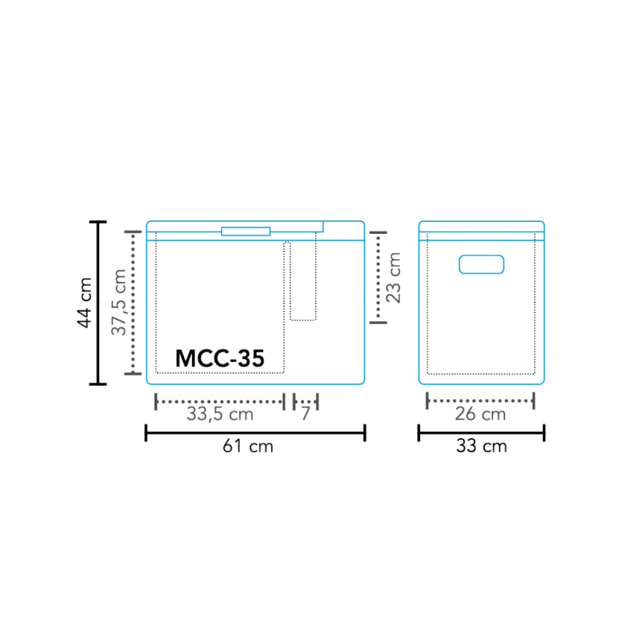 Kühlbox Kompressor MCC-35 AC/DC